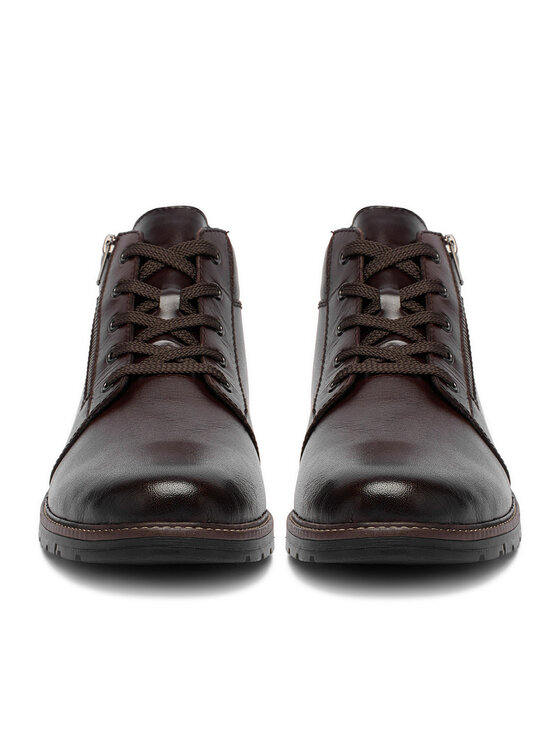 Rieker Šnurovacia obuv Rieker 10502-25 Hnedá