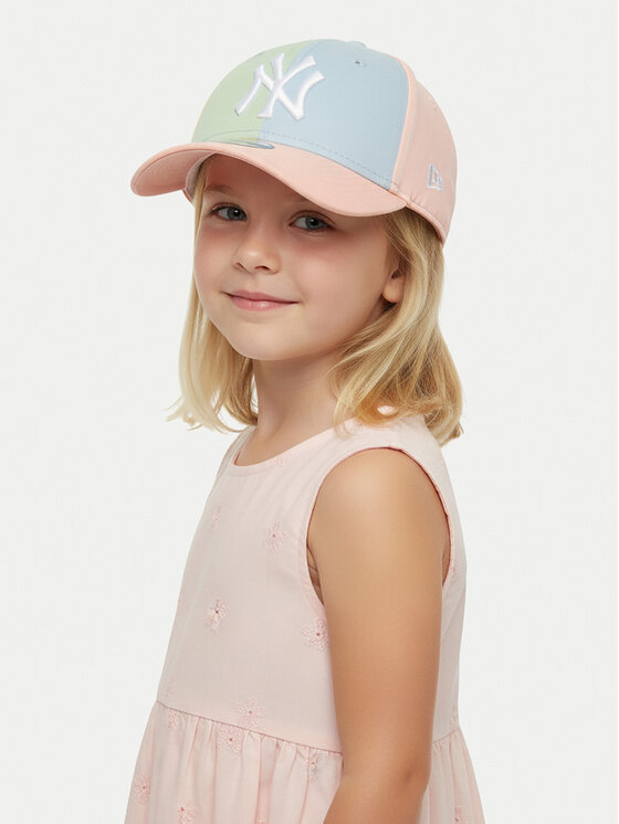 New Era Cepure ar nagu New Era Child Block 940 Nyy 60435016 Rozā