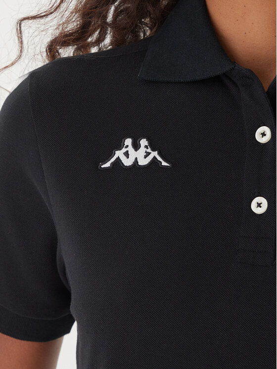 Kappa Kappa Polo Logo Sharas Wss 302B3C0 Negro Regular Fit