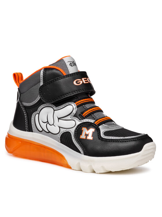 Geox Laisvalaikio batai Geox J Ciberdron Boy J46LBF 000BC C0039 D Juoda