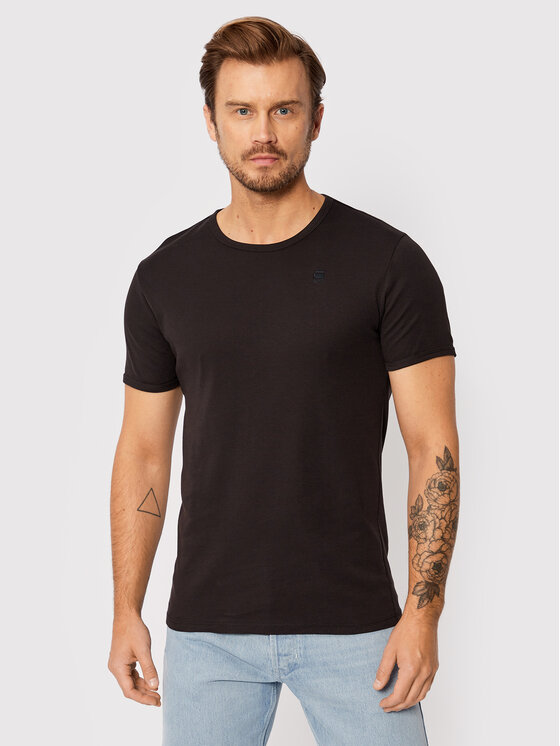 G-Star Raw G-Star Raw Σετ t-shirts Base D07205-124-990 Μαύρο Slim Fit
