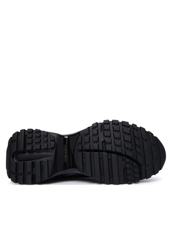 Calvin Klein Tenisice Calvin Klein Hike Runner Ckstripe Met Mix Mat HM0HM02341 Crna