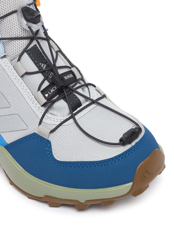 adidas Трекінгові черевики adidas Terrex Ax4R Mid Hiking Shoes Kids KI5811 Сірий