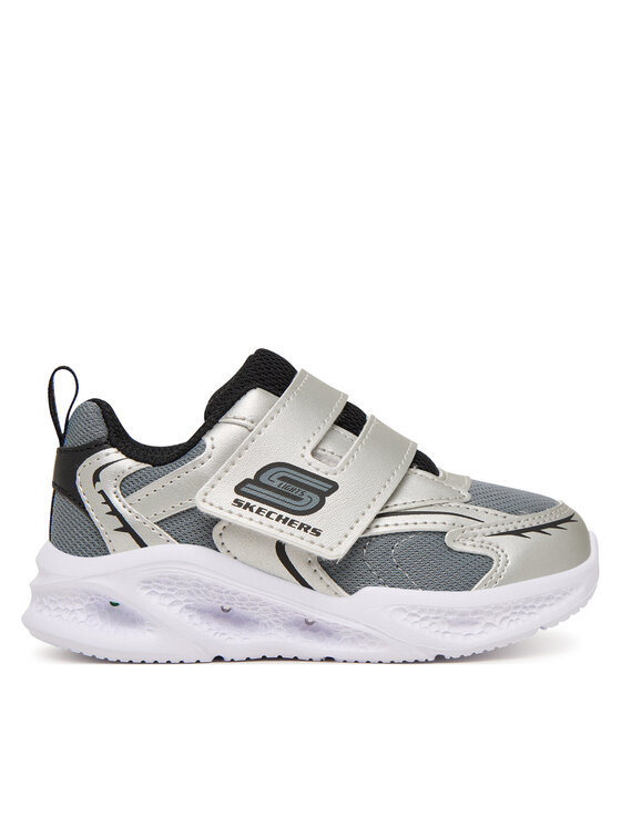 Skechers Снікерcи Skechers Meteor-Lights - Glow 401498N/SLBK Срібний
