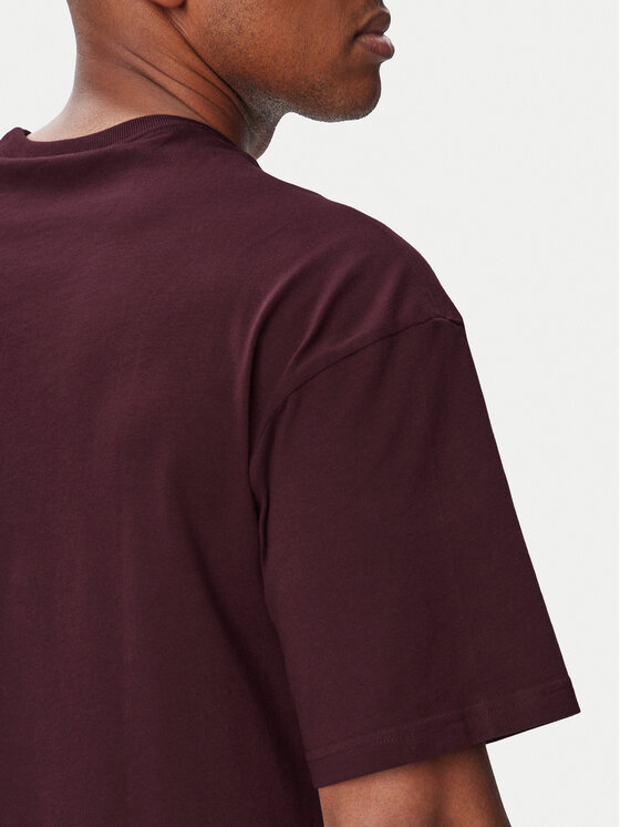 adidas adidas Camiseta Trefoil Essentials Loose KV3139 Guinda/burdeos Regular Fit