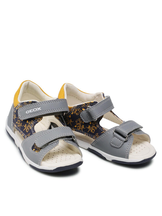 Geox Sandále Geox B S. Tapuz B. B B250XB 0BCAW C1F2Q Sivá