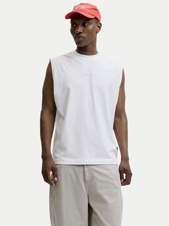 Jack & Jones Jack & Jones Camiseta sin mangas Eterna 12295670 Blanco Loose Fit