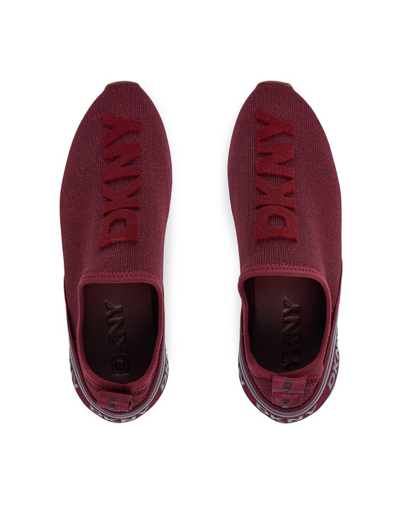 DKNY Sportcipők DKNY Abbi Logo Slip-On K3502004 Bordó