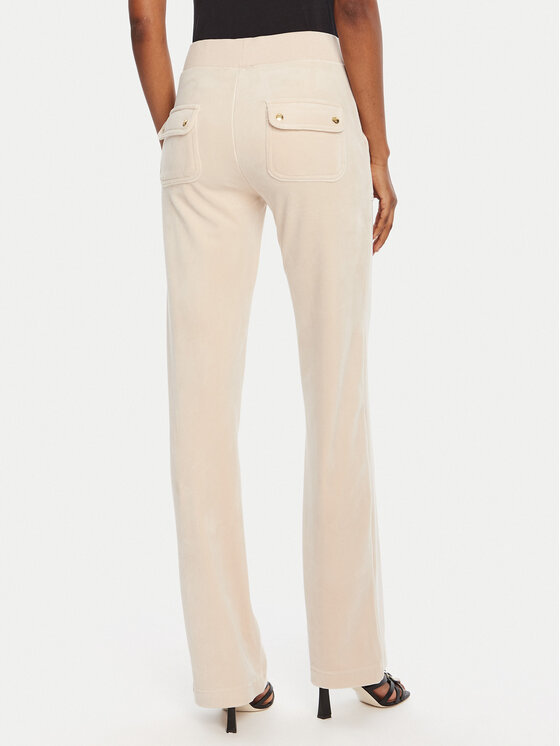 Juicy Couture Juicy Couture Sportinės kelnės Del Ray JCAP180G Smėlio Regular Fit