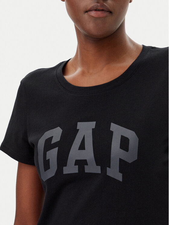 Gap Gap Футболка 729555-06 Чорний Regular Fit