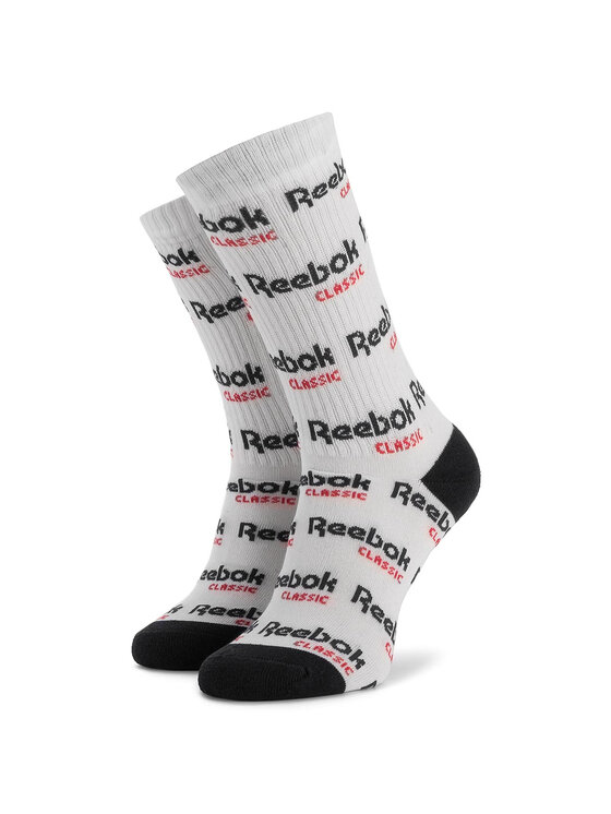 Reebok Garās zeķes Reebok CL Graphic Crew Sock EJ8525 Balts