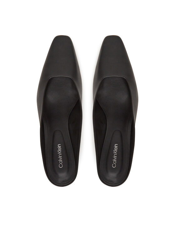 Calvin Klein Šlepetės Calvin Klein Heel Mule Pump 50 - Lth HW0HW02332 Juoda