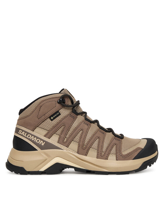 Salomon Trekingová obuv Salomon X-Adventure Recon Mid Gore-Tex L47815200 Hnědá