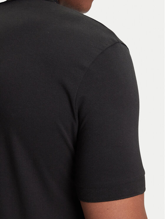 BOSS BOSS Поло Passerzip 50537507 Чорний Slim Fit