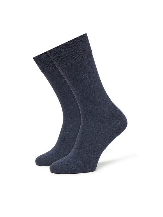 Calvin Klein Dolge nogavice Calvin Klein 701234208 Mornarsko modra