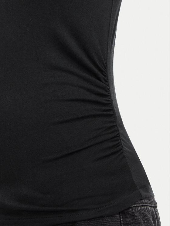 Tommy Jeans Tommy Jeans Camiseta Draped DW0DW22802 Negro Slim Fit