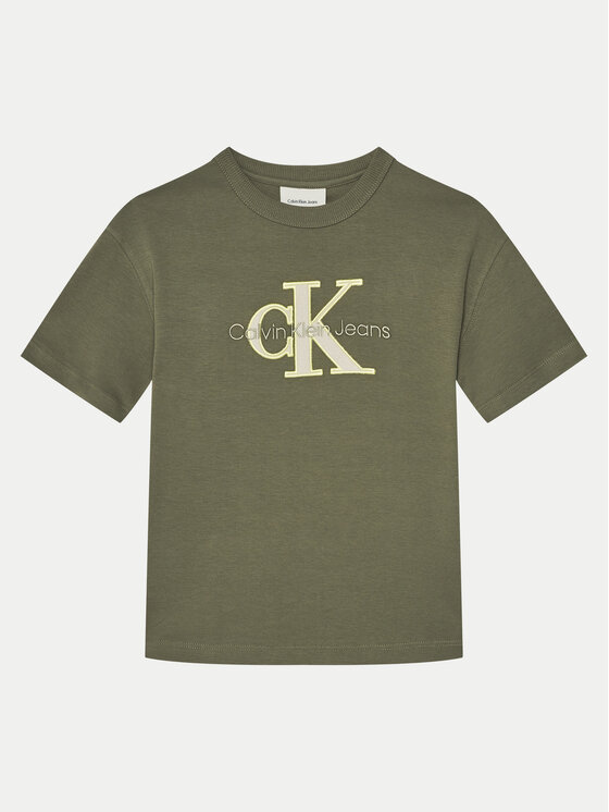 Calvin Klein Jeans Calvin Klein Jeans Camiseta IB0IB02361 Verde Regular Fit