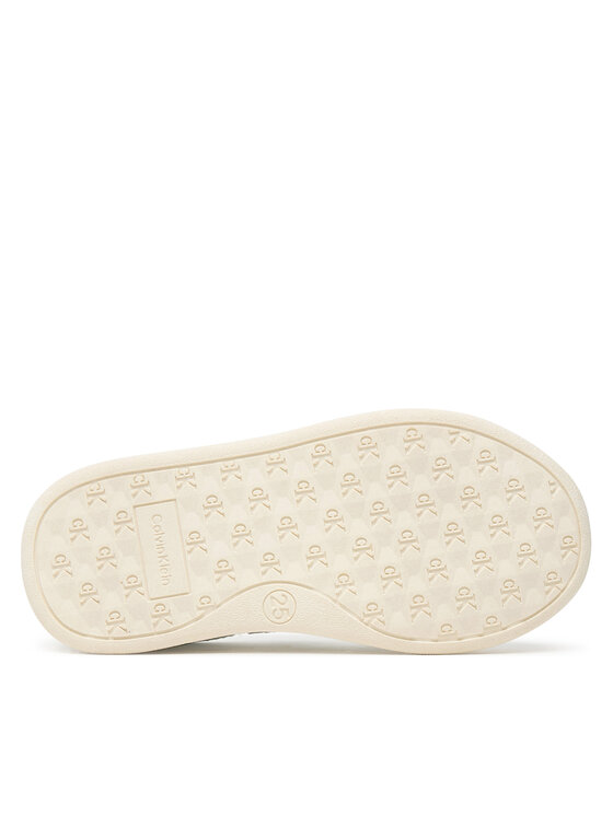 Calvin Klein Sneakersy Calvin Klein Low Cut Velcro Sneaker V1X9-83440-1355 M Bílá