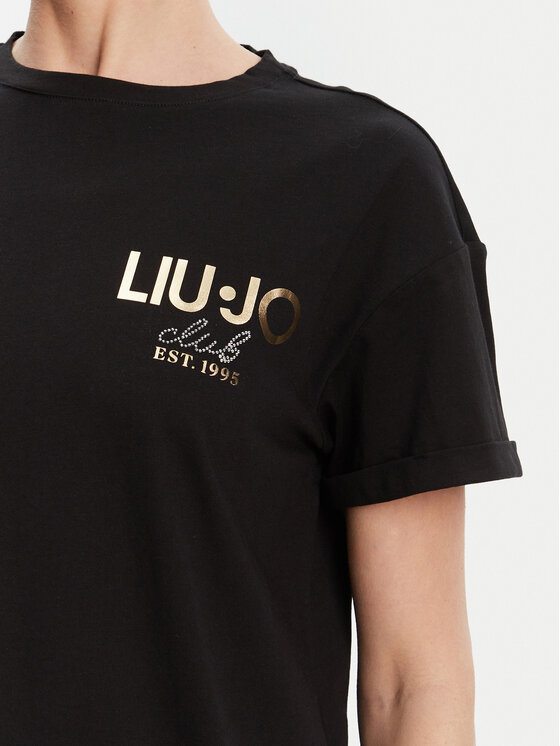 Liu Jo Liu Jo Majica WA5007 JS923 Črna Relaxed Fit