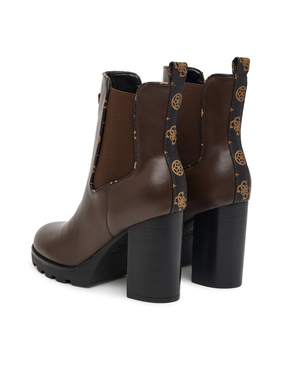 Guess Боти Guess FLFNEL ELE10 Кафяв