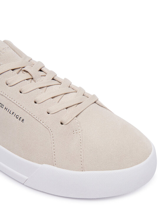 Tommy Hilfiger Αθλητικά Tommy Hilfiger Th Court Premium Suede FM0FM05880 Ανοιχτό μπεζ