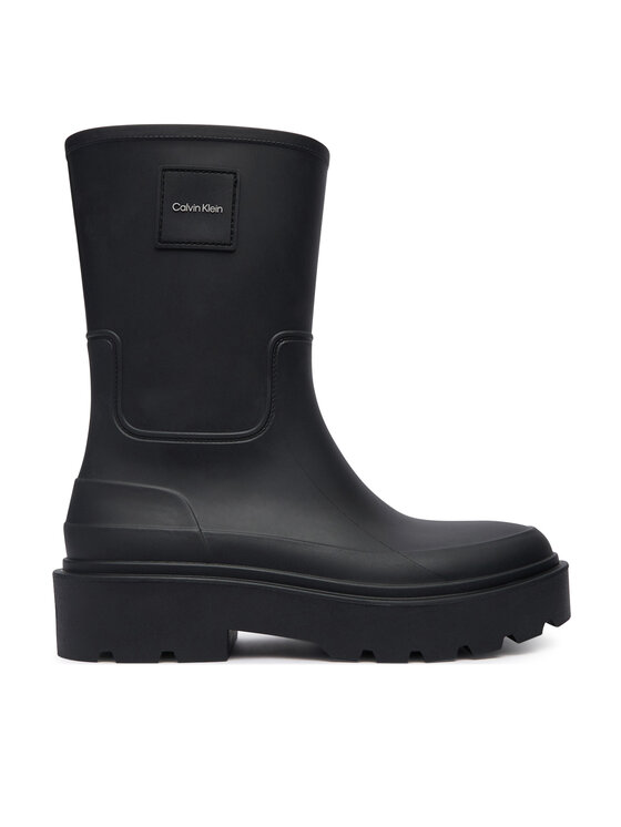 Calvin Klein Guminiai batai Calvin Klein Rainboot Rubber HW0HW03179 Juoda