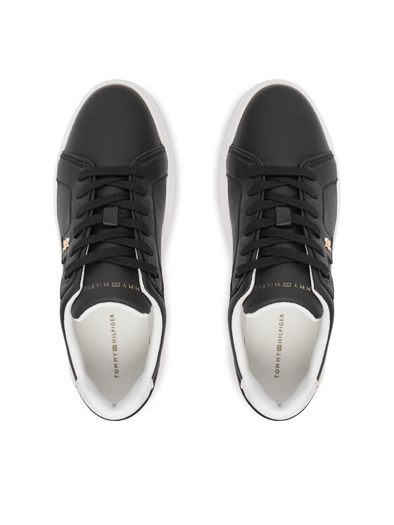 Tommy Hilfiger Sneakersy Tommy Hilfiger Th Chic Platform FW0FW09396 Czarny