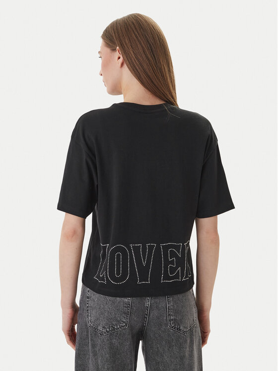 ONLY ONLY Camiseta Rhine 15368901 Negro Boxy Fit