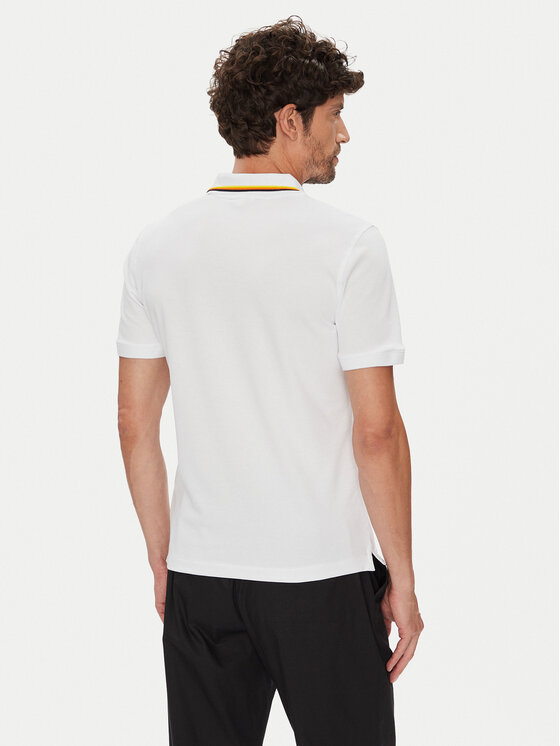 K-Way K-Way Polo marškinėliai Jud K1125DW Balta Regular Fit