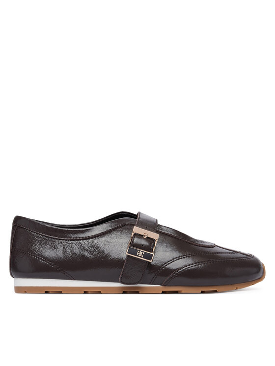 Tommy Hilfiger Balerīnas Tommy Hilfiger Bella Ballet Mary Jane FW0FW09416 Brūns