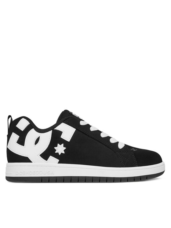 DC Shoes Tenisice DC Shoes COURT GRAFFIK ADBS100207-BKW Crna