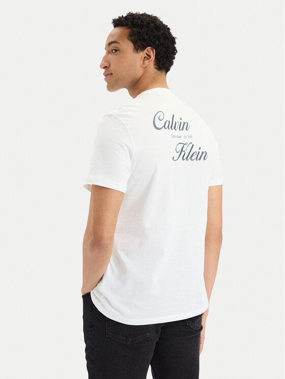 Calvin Klein Jeans Calvin Klein Jeans Camiseta SS 30s EU LV04RG804G Blanco Regular Fit