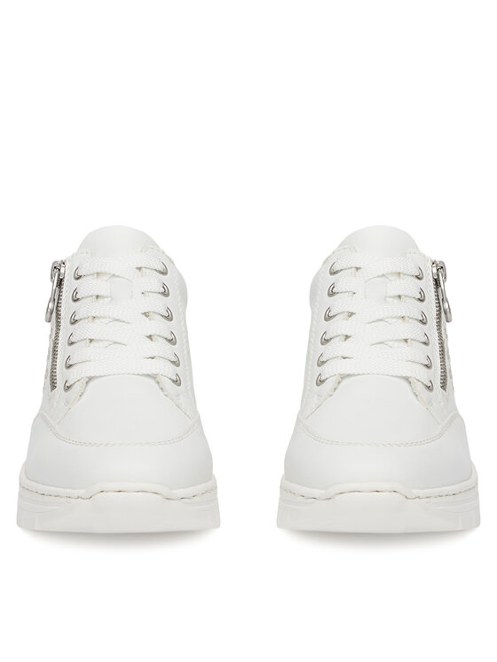 Rieker Sneakersy Rieker N8321-80 Bílá