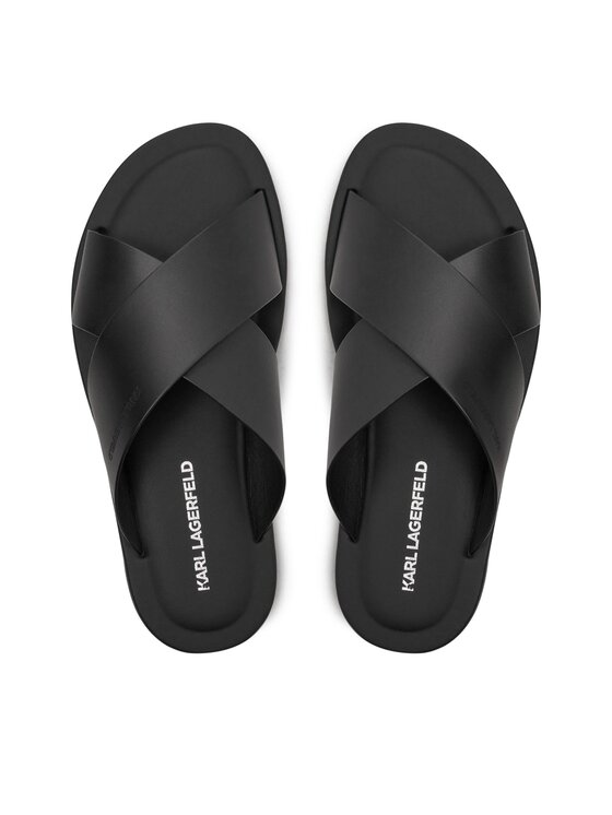 KARL LAGERFELD Natikače KARL LAGERFELD KL70214 Crna