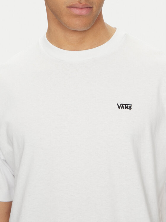 Vans Vans Majica Left Chest II VN000P1P Bela Loose Fit