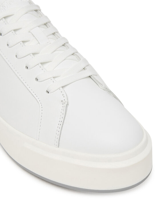 Calvin Klein Sneakersy Calvin Klein Basket Cupsole Laceup Lth Ml YM0YM01460 Biały