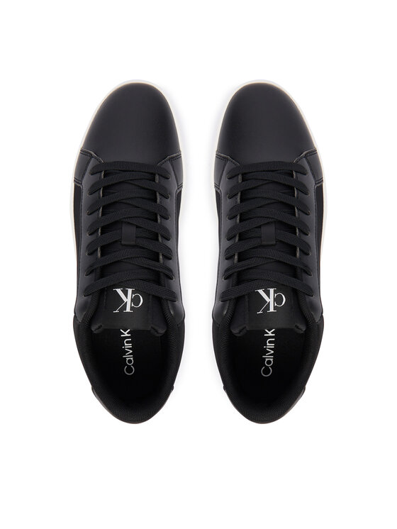 Calvin Klein Laisvalaikio batai Calvin Klein 3 Cupsole Laceup Pu Mg YW0YW01781 Juoda