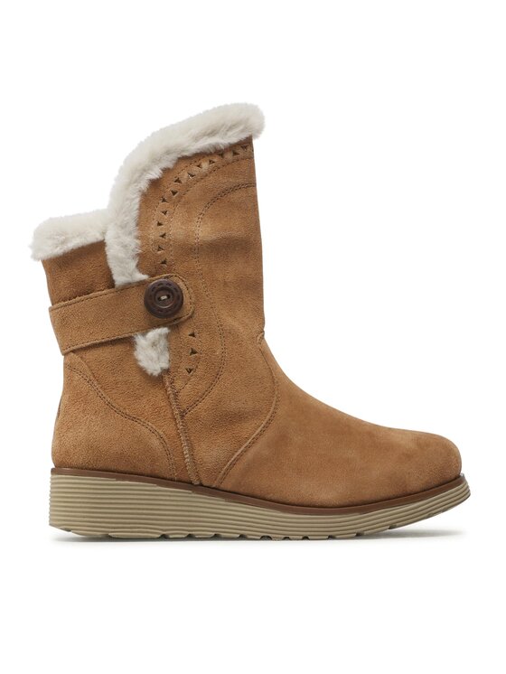 Skechers Aulinukai Skechers Cozy Peak 49811/TAN Ruda