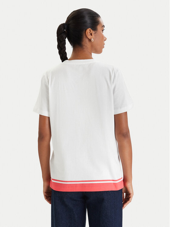 Luisa Spagnoli Luisa Spagnoli Camiseta Belle 543280 Blanco Regular Fit
