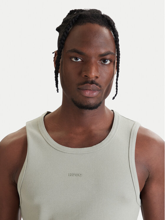 HUGO HUGO Camiseta sin mangas Dapota 50563744 Verde Slim Fit
