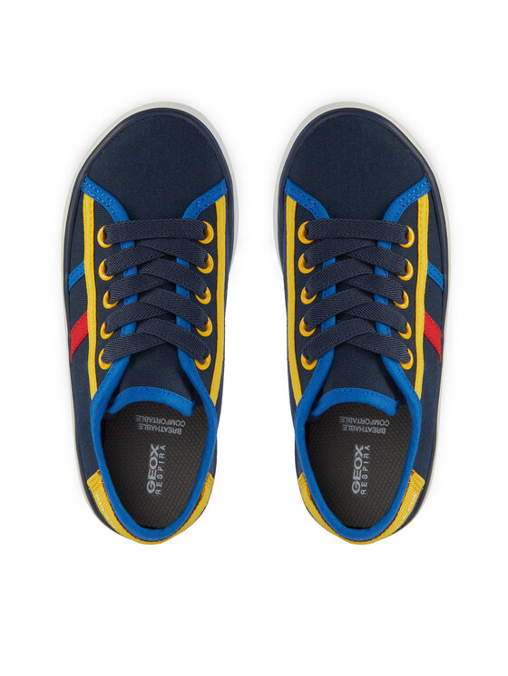 Geox Sneakersy Geox J Gisli Boy J455CA 00010 C4226 D Tmavomodrá