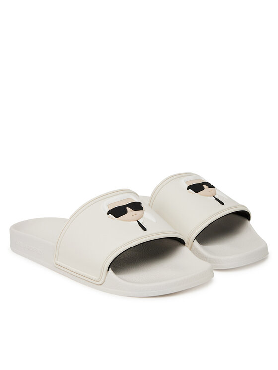 KARL LAGERFELD Шльопанці KARL LAGERFELD Kondo 2.0 KL80905A Білий