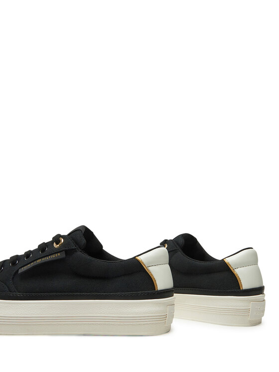 Tommy Hilfiger Zapatillas Tommy Hilfiger Essential Vulc Textile Sneaker FW0FW08323 Negro