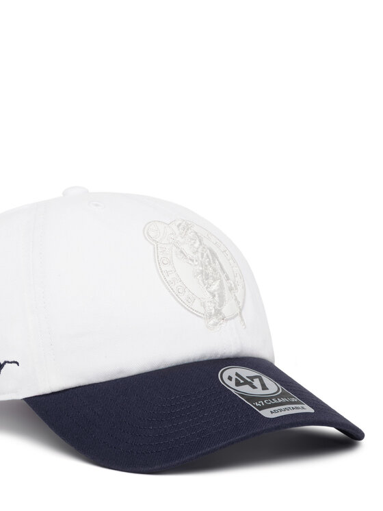 47 Brand Šiltovka 47 Brand NBA Boston Celtics '47 x Tommy Hilfiger Courtside '47 Clean Up THCCU172GWL Biela