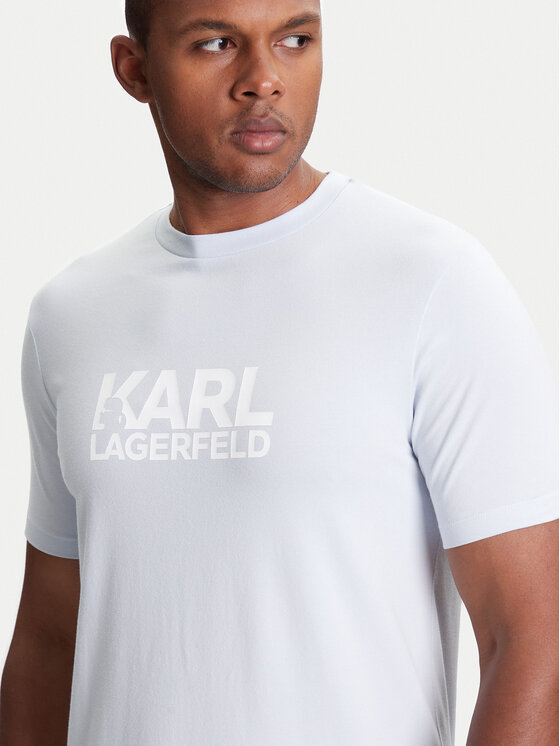 KARL LAGERFELD KARL LAGERFELD Camiseta 755087 553235 Celeste Regular Fit