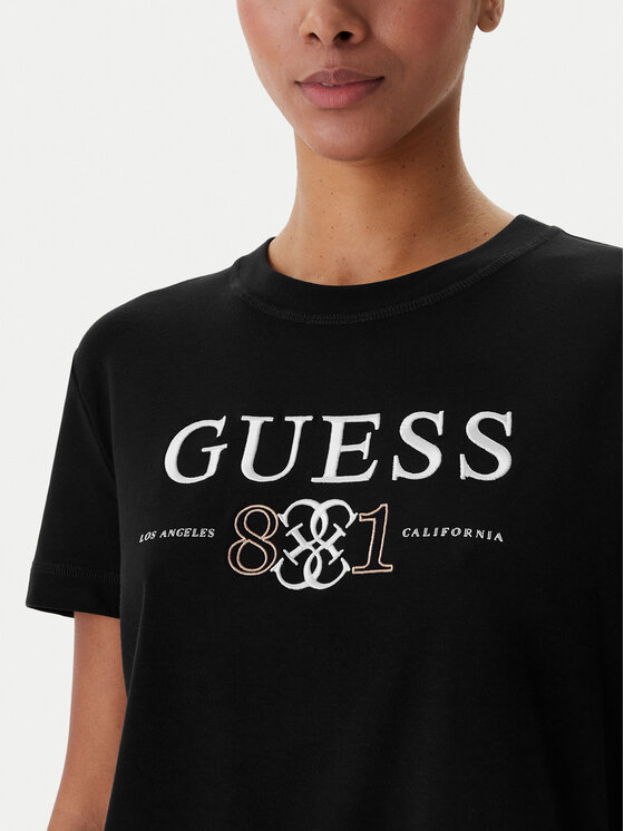 Guess Guess Camiseta V6RI13 KD772 Negro Regular Fit