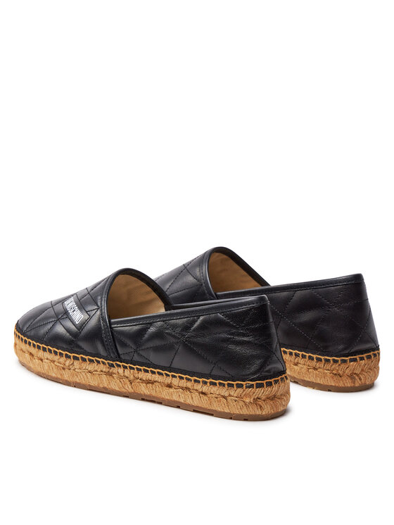 LOVE MOSCHINO Espadrilky LOVE MOSCHINO JA10582G0IIE0000 Čierna