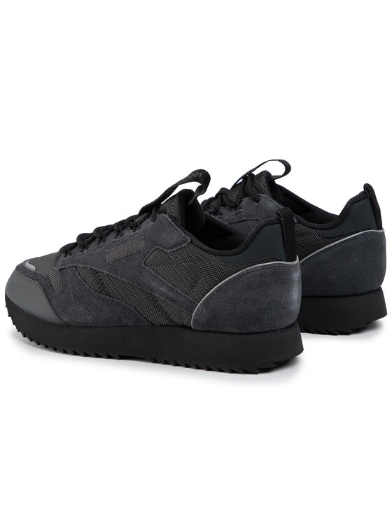 Reebok Snīkeri Reebok Cl Leather Ripple Trail EG8708 Melns