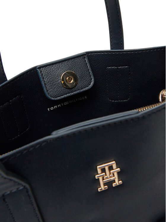 Tommy Hilfiger Táska Tommy Hilfiger Th Distinct Mini Tote AW0AW17192 Sötétkék