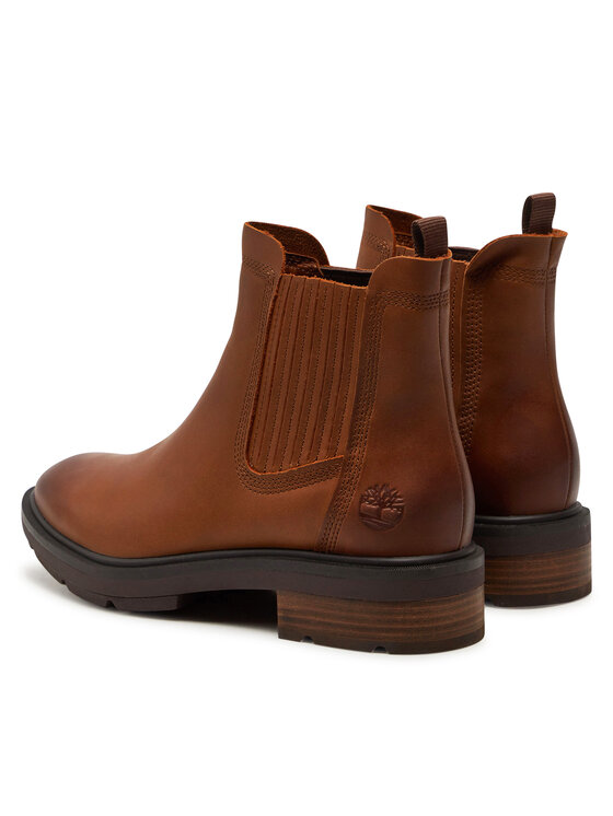 Timberland Kotníková obuv s elastickým prvkem Timberland Brimfield TB0A2PBBEM41 Hnědá